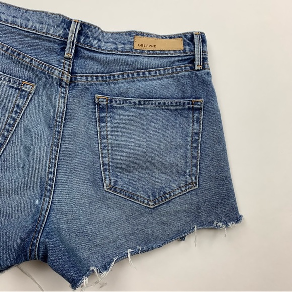 GRLFRND Mardee High Rise Denim Cut Off Shorts Sz 29 - Picture 8 of 13